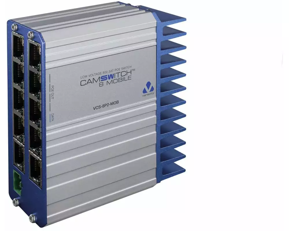 Veracity PoE+ Switch CAMSWITCH 8 Mobile 8 Port
