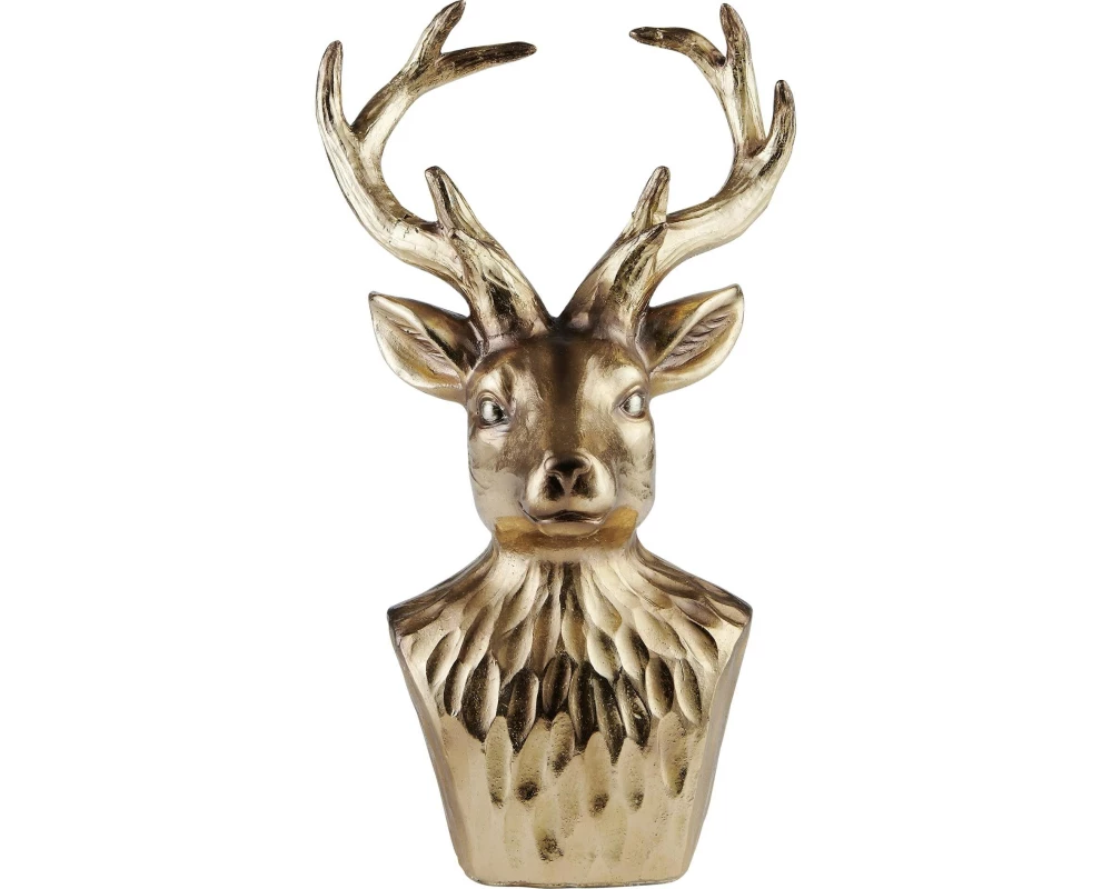 EGLO Weihnachtsfigur Hirsch Lamlash Weihnachtsdeko, Gold