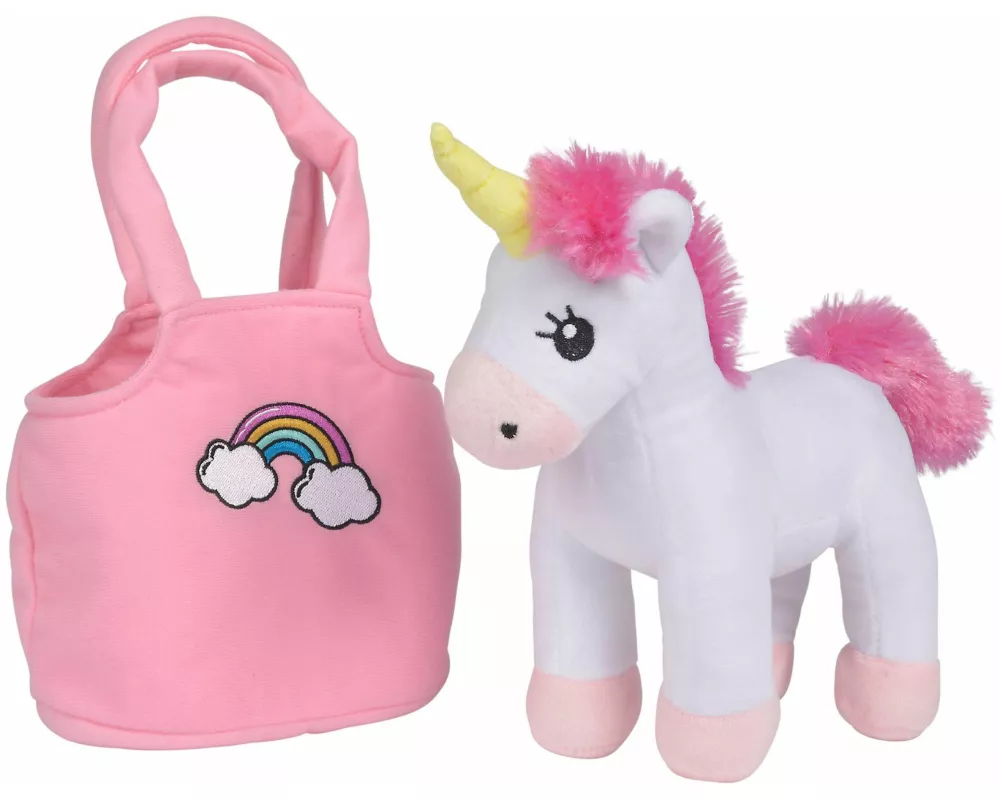 Plüsch Einhorn mit Tasche