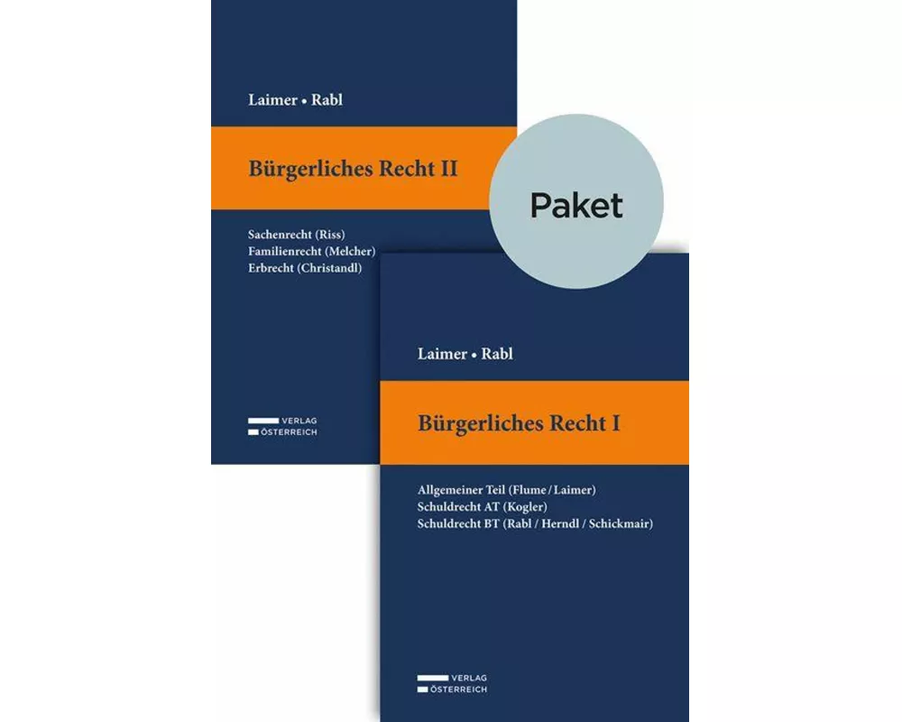Bürgerliches Recht Band I und II - Paket