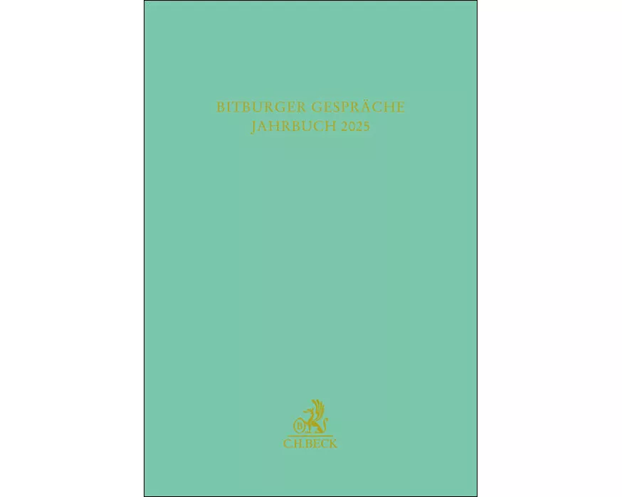 Bitburger Gespräche Jahrbuch 2025