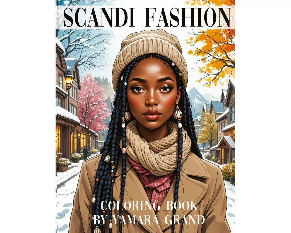 Scandi Fashion Coloring Book