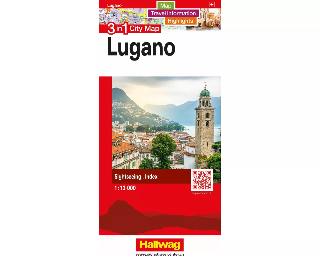 Hallwag Stadtplan Lugano