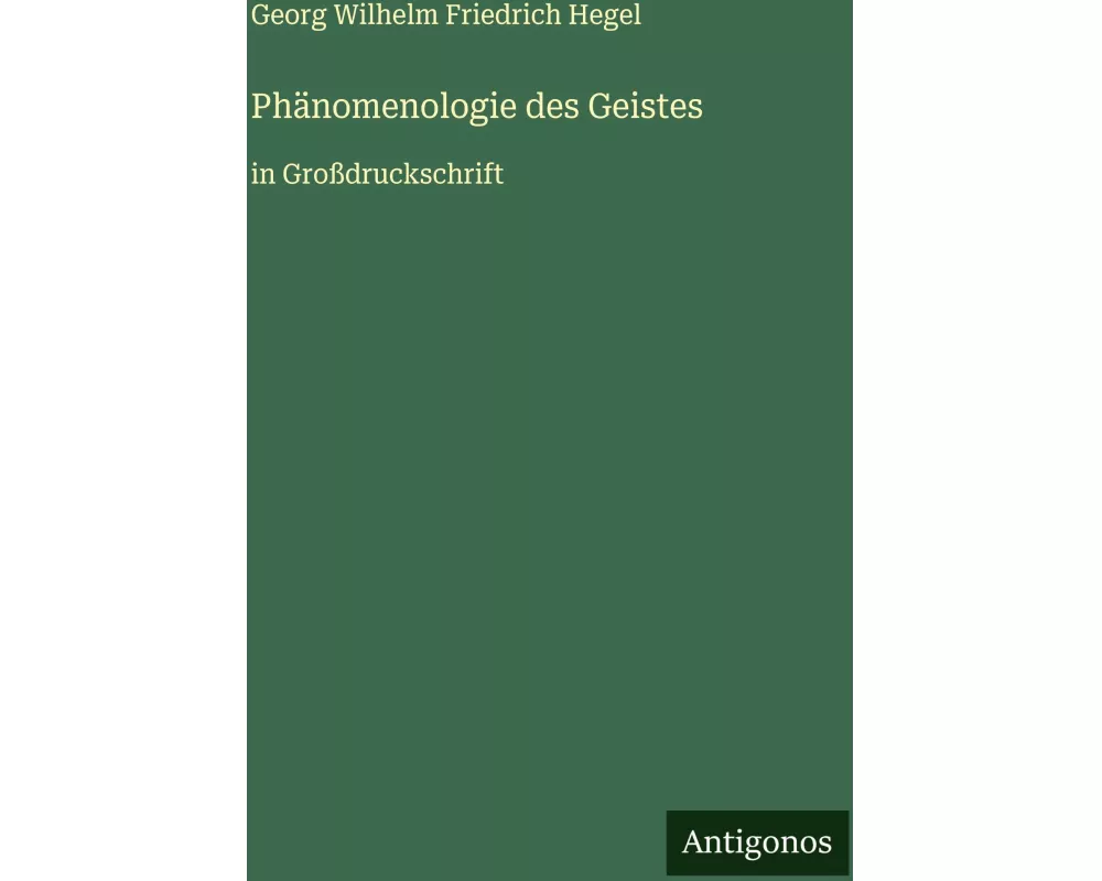Phänomenologie des Geistes