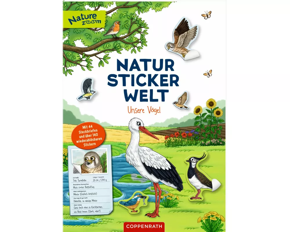 Natur-Stickerwelt - Unsere Vögel