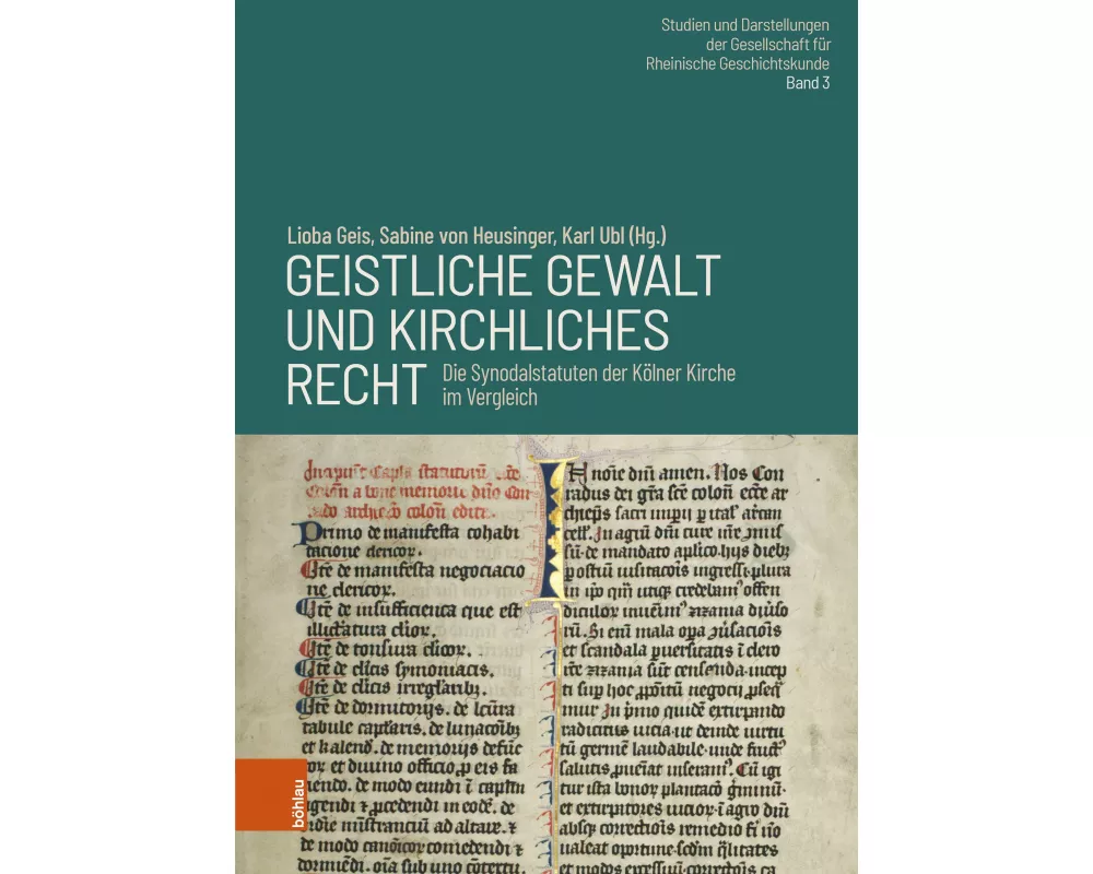 Geistliche Gewalt und kirchliches Recht