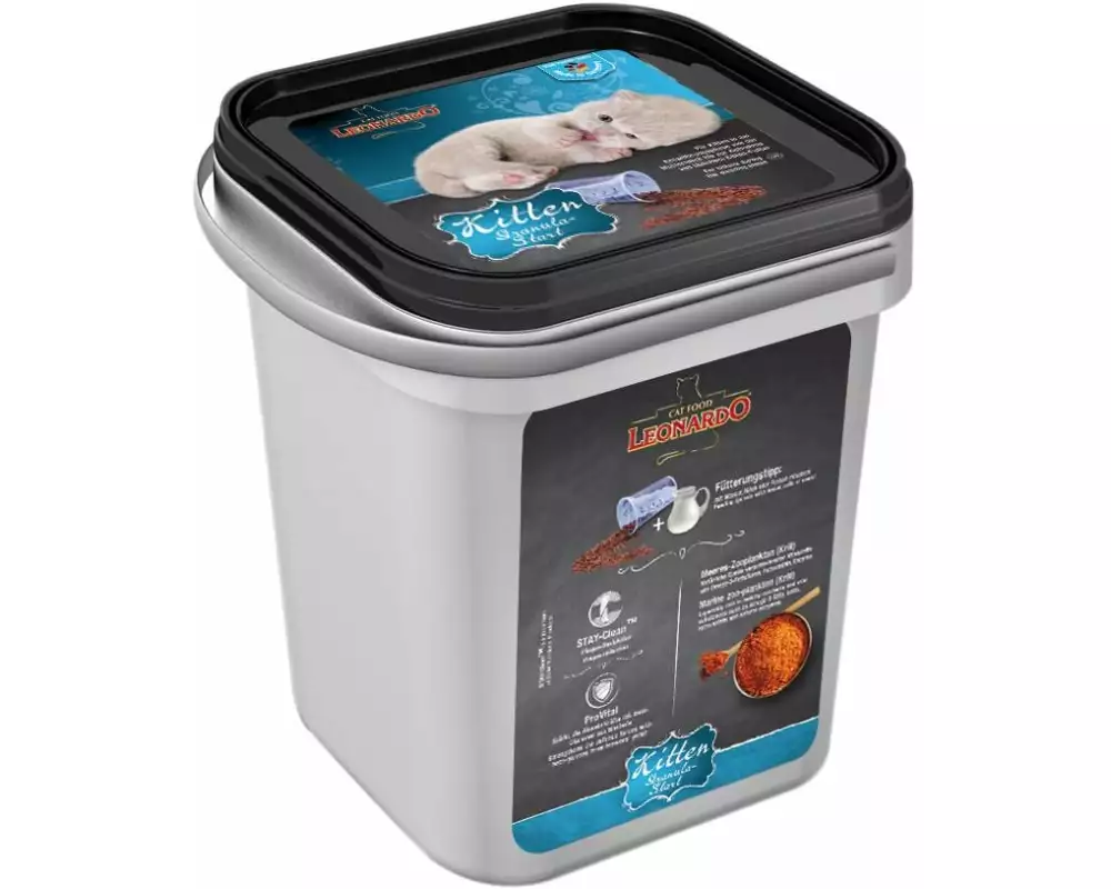 Leonardo Cat Food Trockenfutter Kitten Granula Start, 1 kg