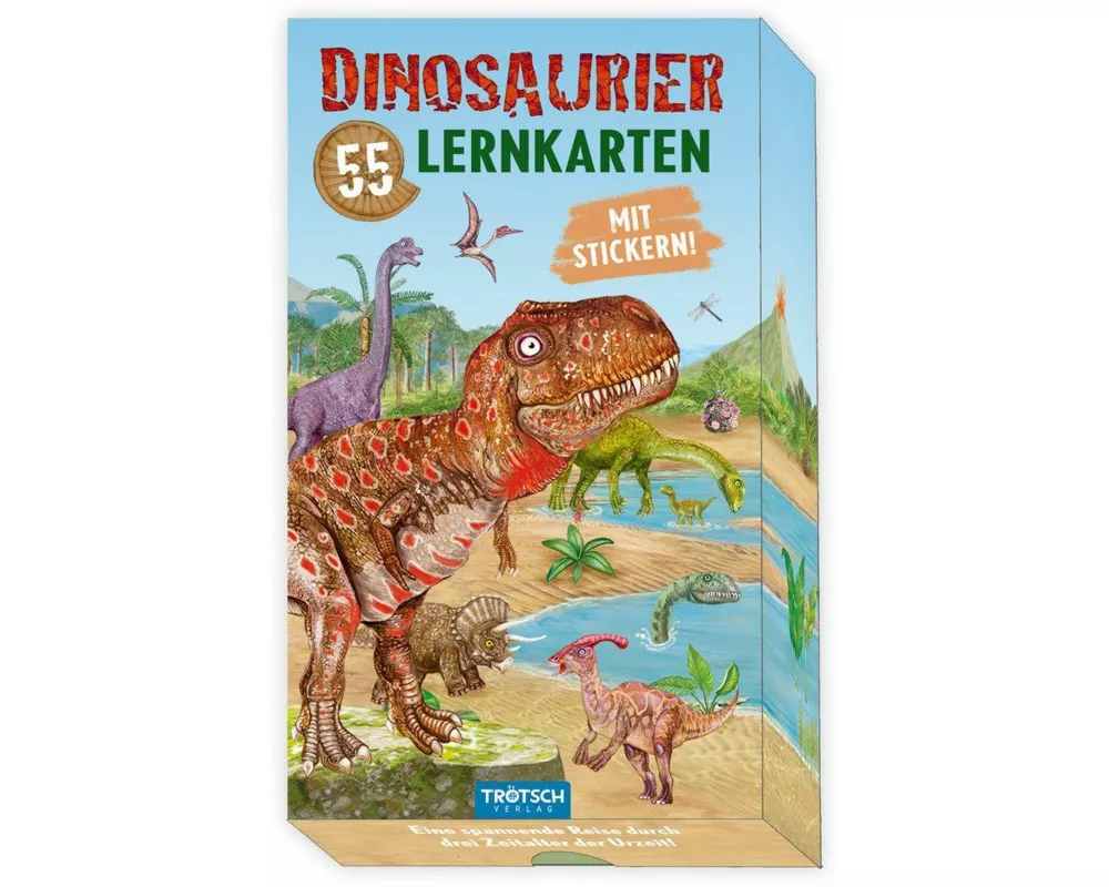 TRÖTSCH - 55 Lernkarten Dinosaurier