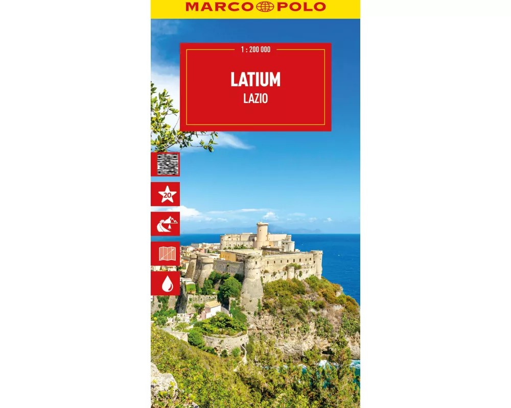 MARCO POLO Reisekarte Italien 09 Latium 1:200.000