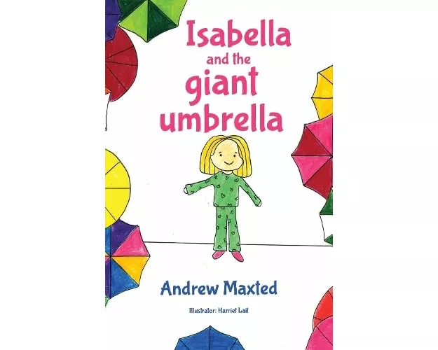 Isabella and the giant umbrella