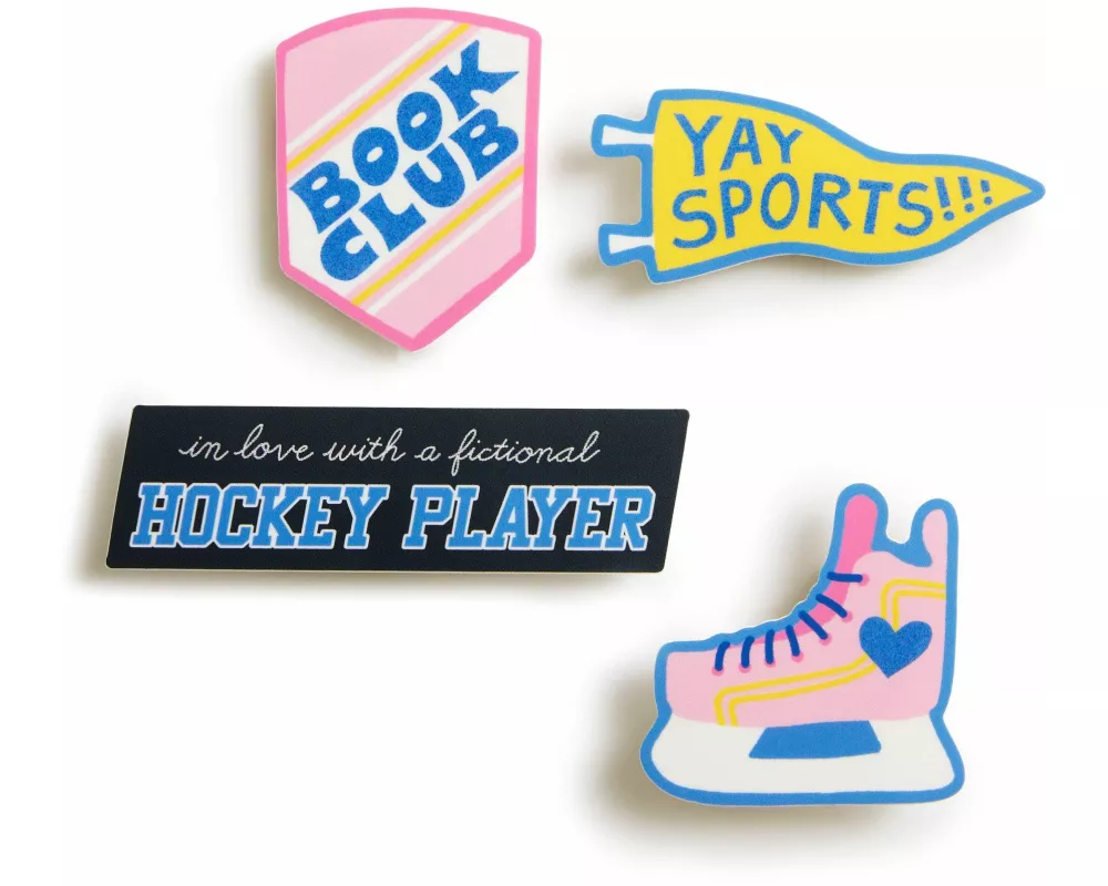 Hockey Romance Stickers - Sticker Set of 4