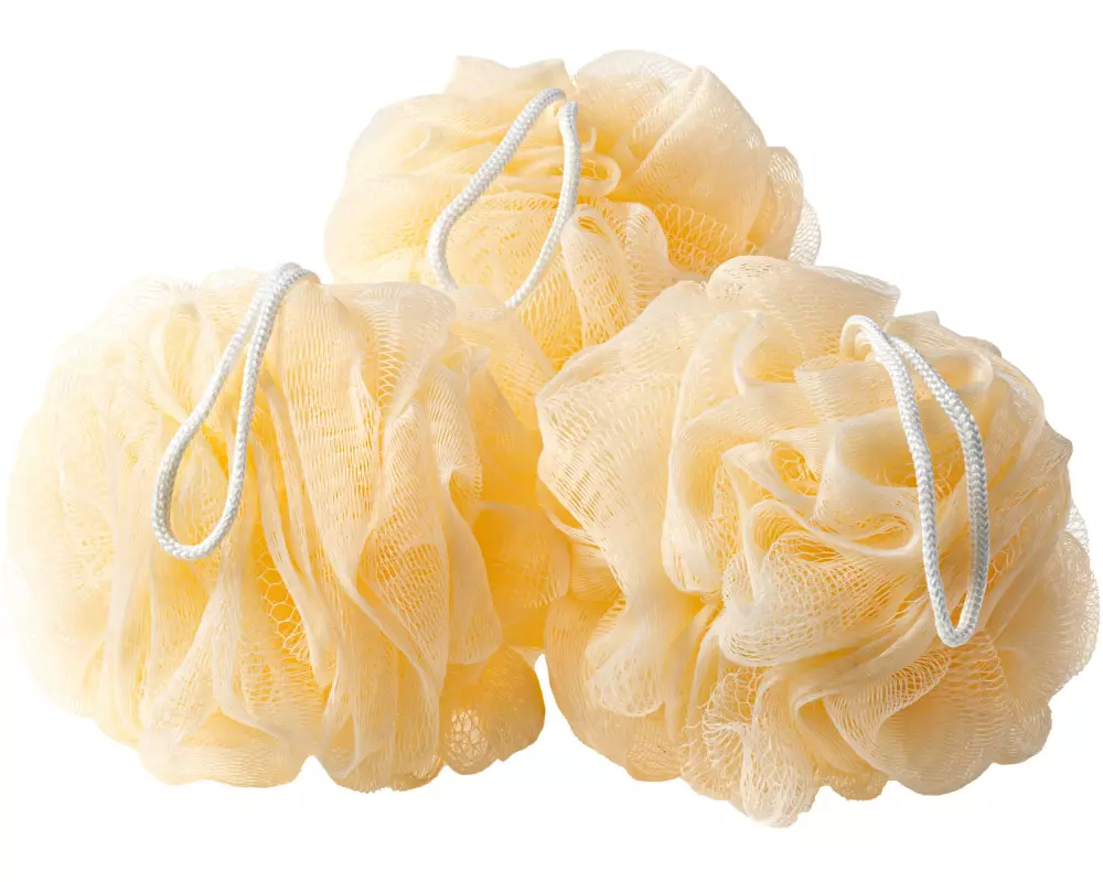 COCON Duschschwamm Creme, 3 Stück