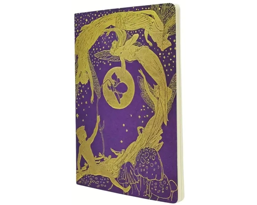 PAPERBLANKS Notizheft A5 CBD6282 Violet Fairy dot 80 S.