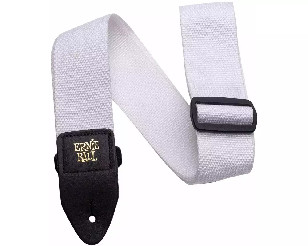 Ernie Ball Gitarrengurt Polypro Weiss