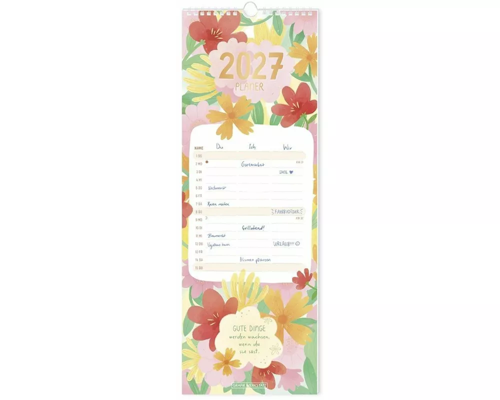 Paarplaner 2027 Floral
