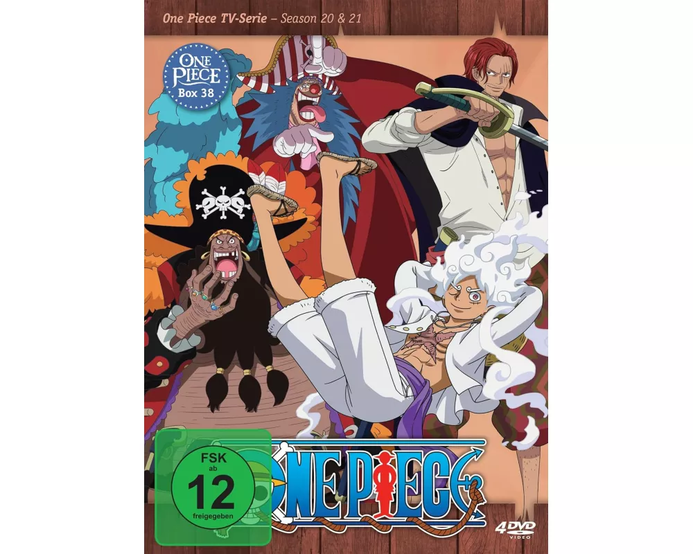 One Piece - TV-Serie - Box 38 (Episoden 1.076 - 1.100) [4 DVDs]