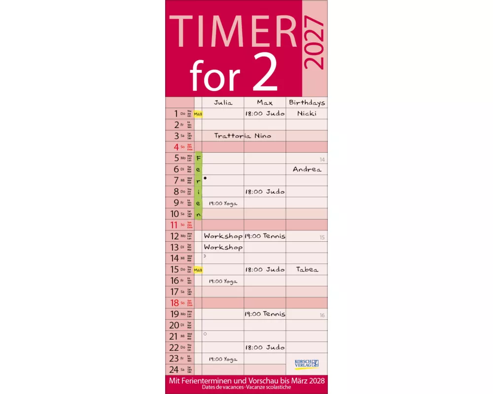 Timer for 2 Lifestyle 2027