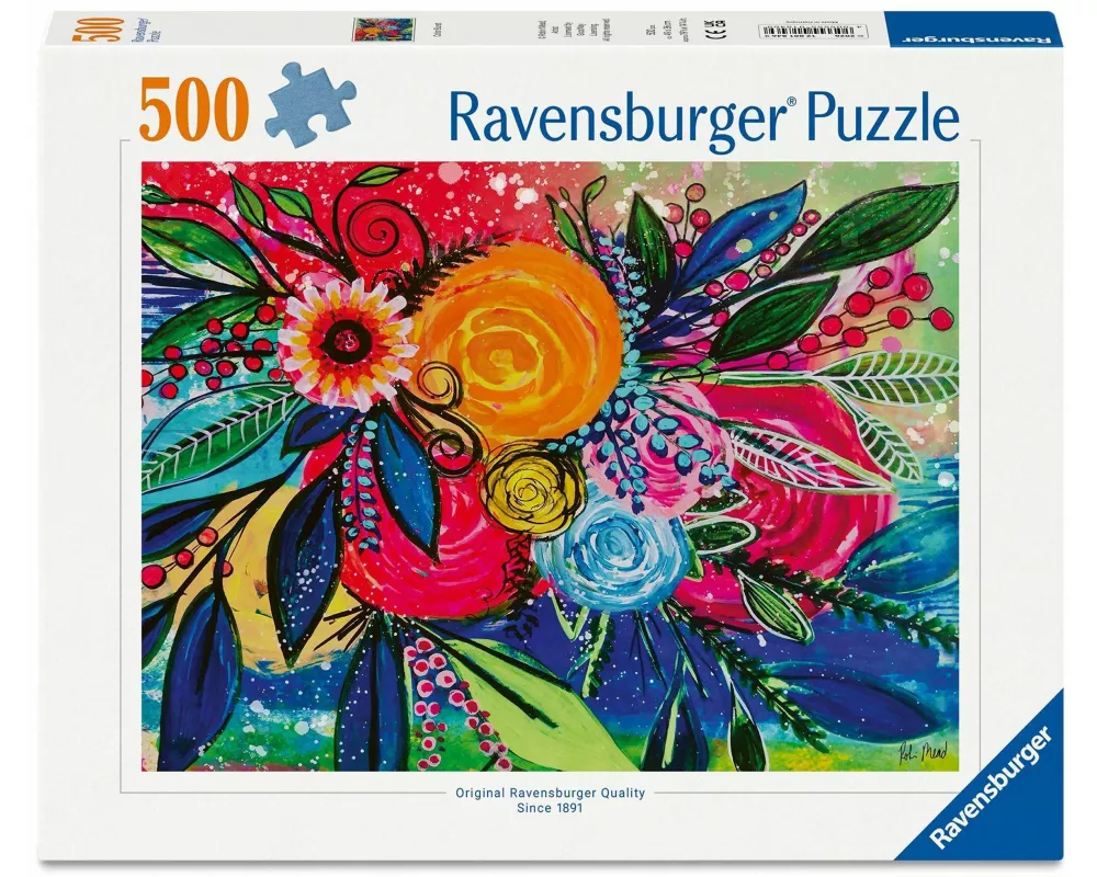 Erwachsenenpuzzle 500 Teile - Farbenexplosion