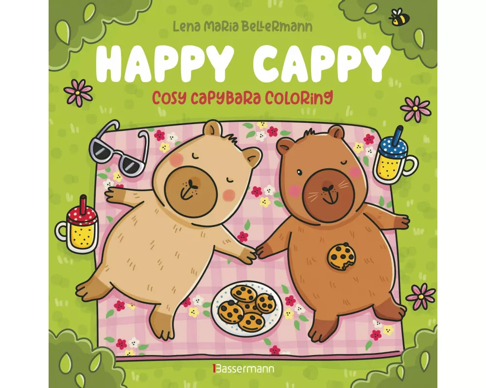 Happy Cappy - Cosy Capybara Coloring. Ein Ausmalbuch für jedes Alter