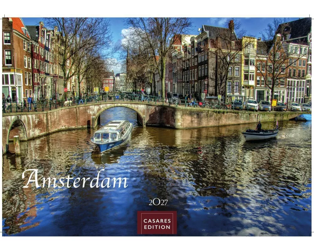 Amsterdam Kalender 2027 - Wandkalender | Fotokalender |Niederlande |Mitteleuropa 35x50cm - Atemberaubende Fotos von Amsterdams Sehenswürdigkeiten, Kan