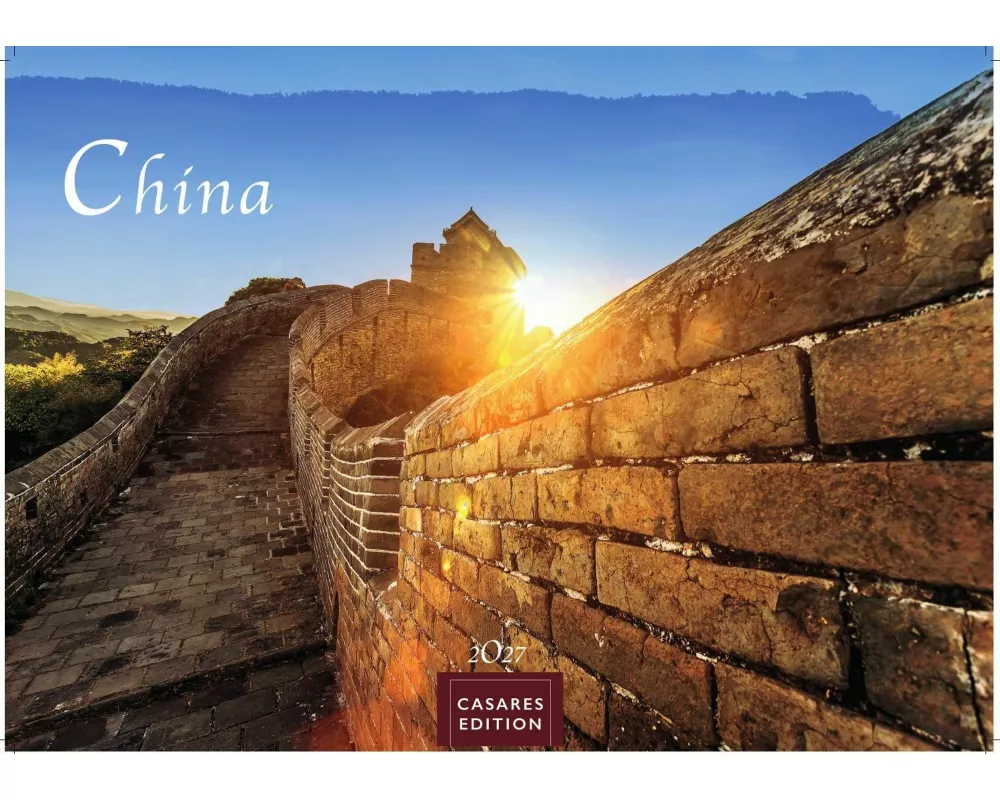 China Kalender 2027 - Wandkalender | Fotokalender Asien 35x50cm Grosses Format - Wundervolle Landschaften | Tradition und Moderne in 12 faszinierenden