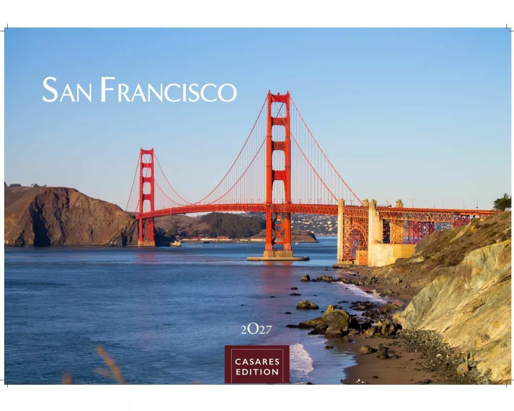 San Francisco Kalender 2027 - Wandkalender | Fotokalender Nordamerika 35x50cm - Faszinierende Bilder aus der Stadt der Hügel, perfekt als Deko & Gesch