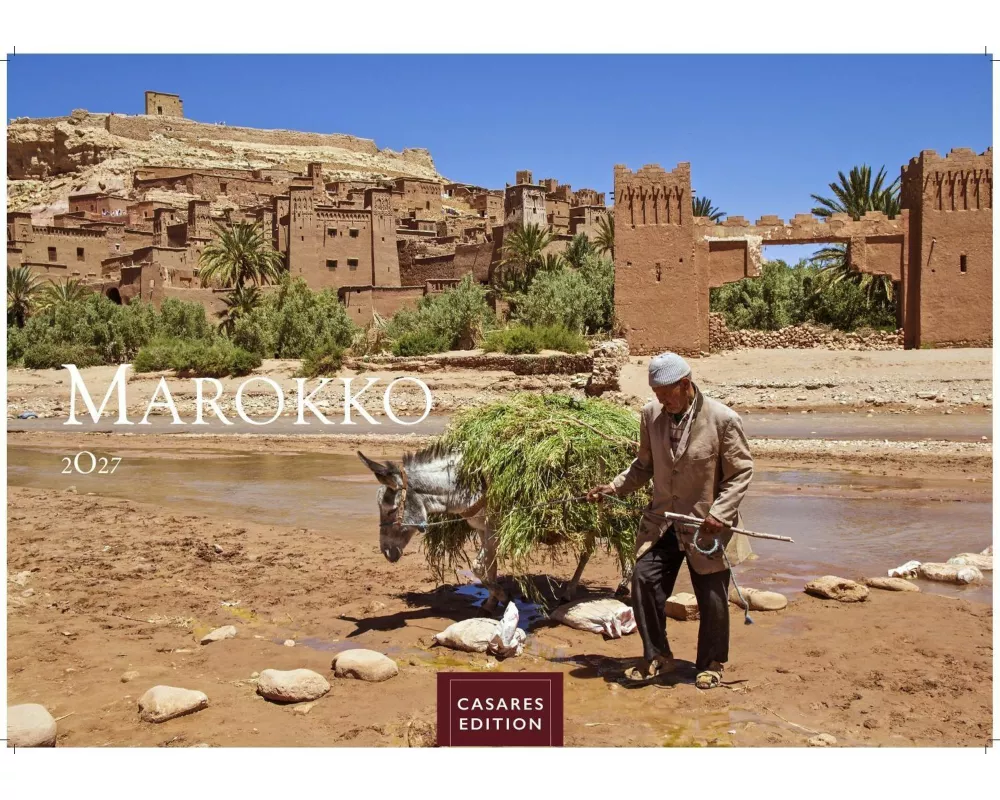 Marokko Kalender 2027 - Wandkalender | Fotokalender Afrika 35x50 cm - Hochwertiger . für das Jahr 2027 - mit beeindruckenden Bildern aus Marokko