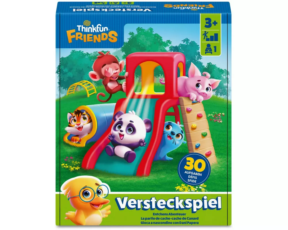 ThinkFun Friends: Versteckspiel - Logikspiel ab 3 Jahre