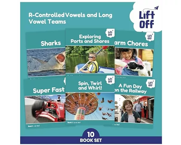 Phonic Books Lift Off Readers R-Controlled Vowels and Long Vowel Teams