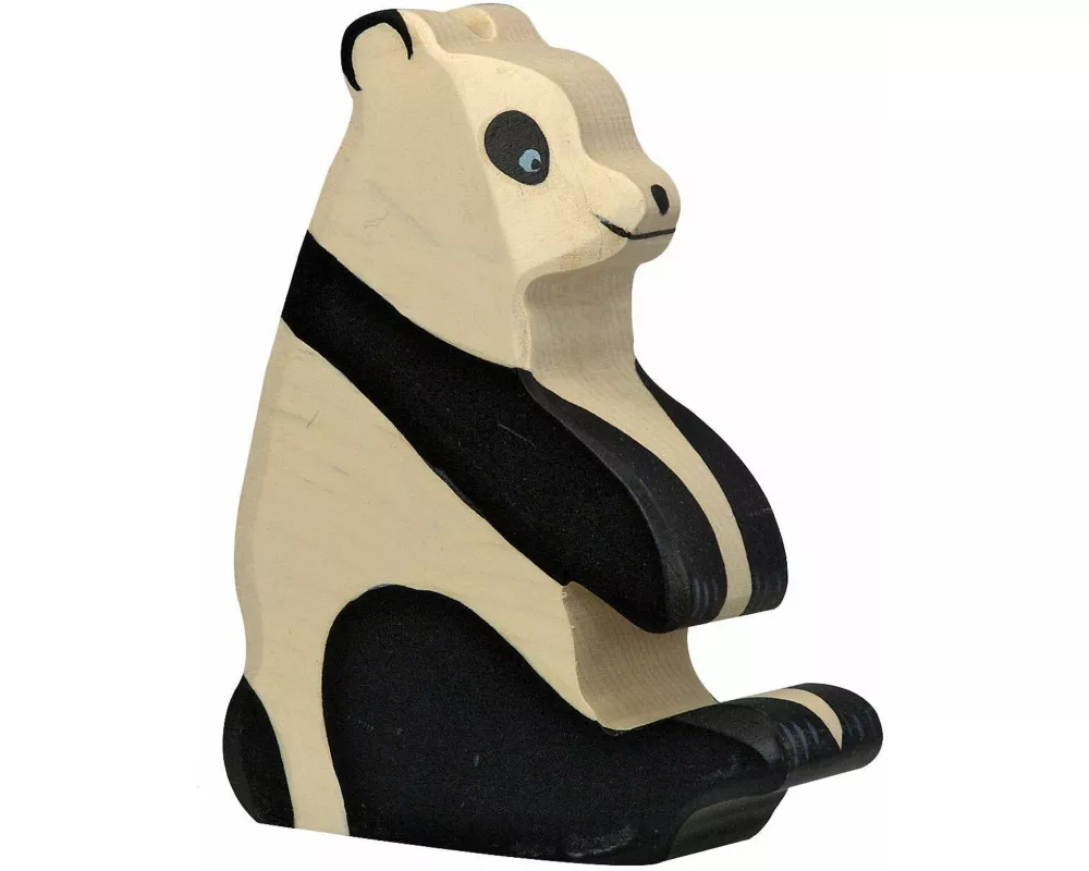 Pandabär, sitzend