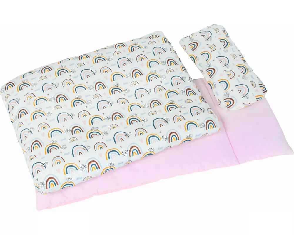 Puppenbettzeug Regenbogen