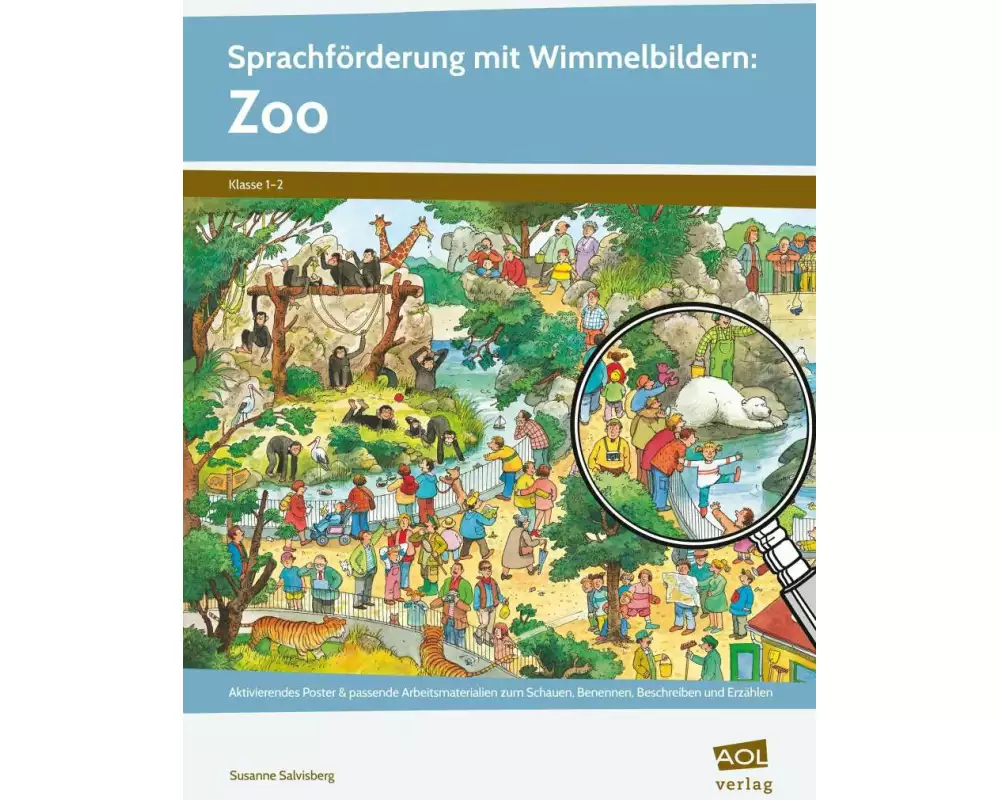 Sprachförderung mit Wimmelbildern: Zoo