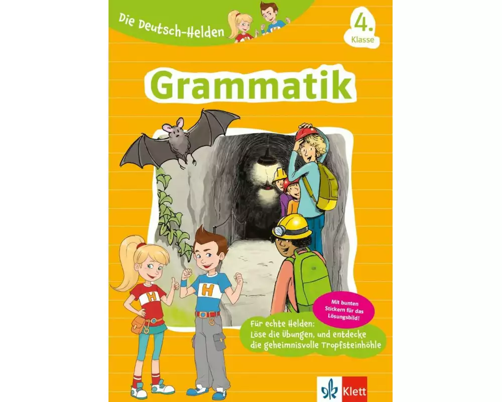 Klett Die Deutsch-Helden: Grammatik 4. Klasse