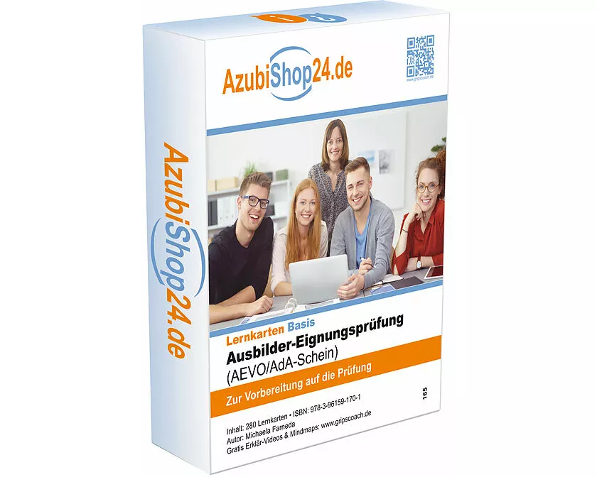 AzubiShop24.de Basis-Lernkarten Ausbilder-Eignungsprüfung (AEVO/AdA-Schein)