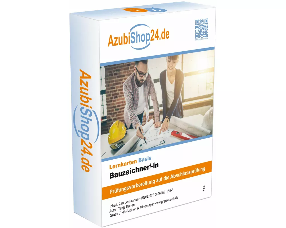 Bauzeichner / Bauzeichnerin Prüfungsvorbereitung Lernkarten