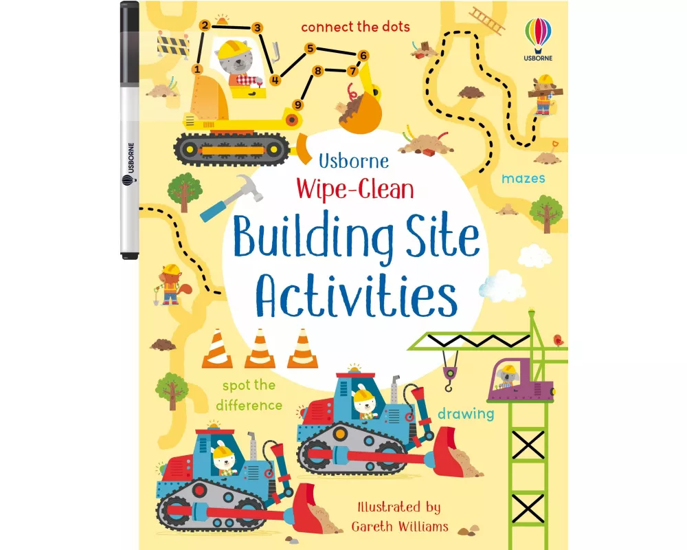 Wipe-Clean Building Site Activities