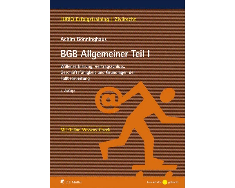 BGB Allgemeiner Teil I