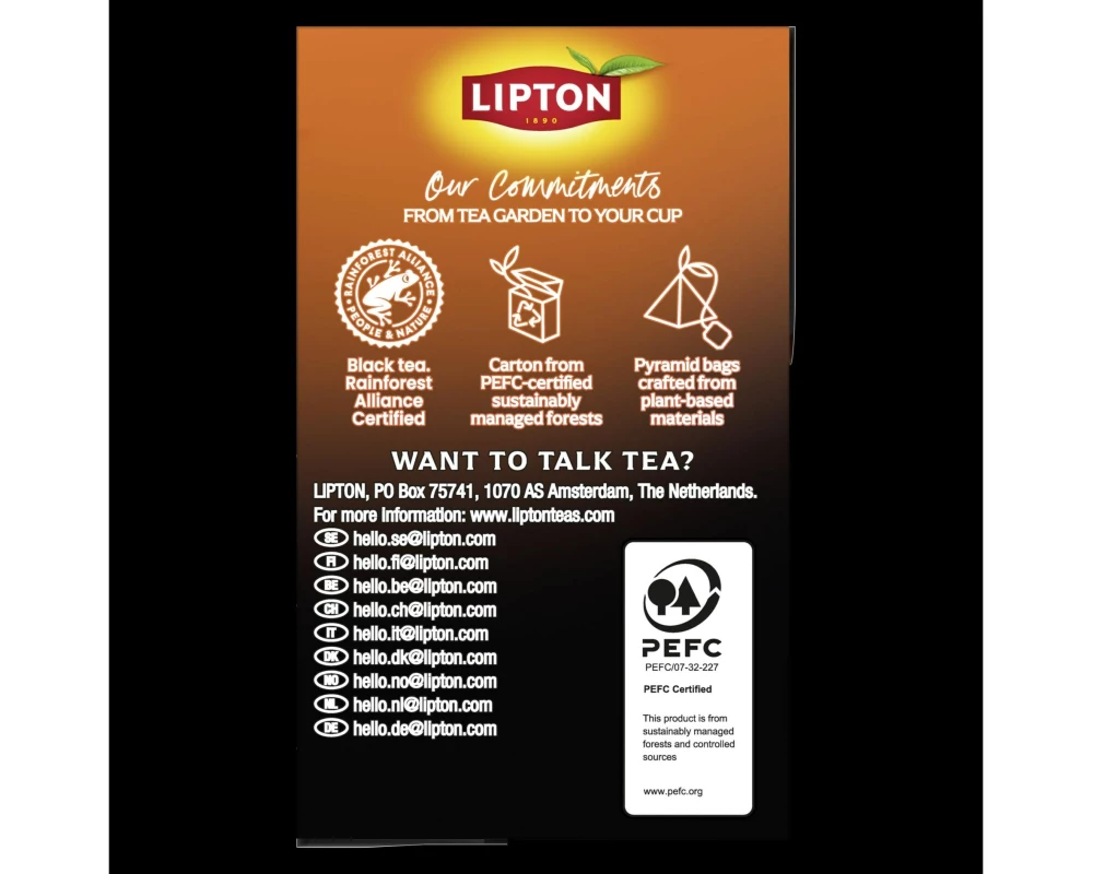 Lipton Teebeutel Schwarztee Tropical Fruits 20 Stück