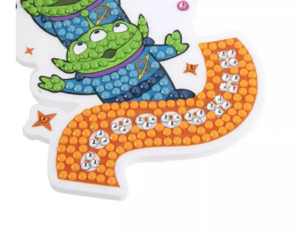 CRAFT Buddy Aliens, Crystal Art Rucksack Anhänger