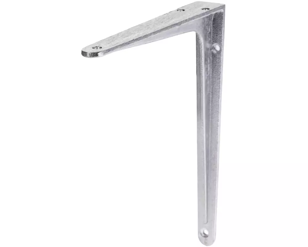 STRUCT Alukonsole poliert 35 x 40 cm Silbergrau