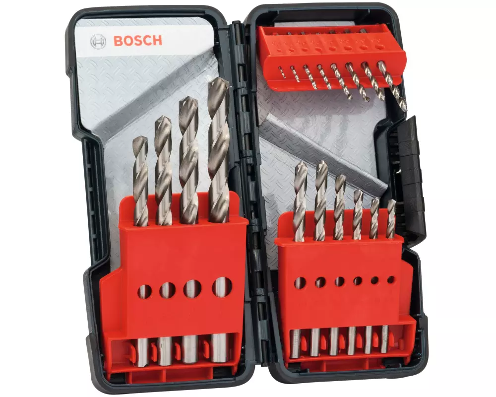 Bosch Professional Metallbohrer-Set HSS-G, 18-teilig
