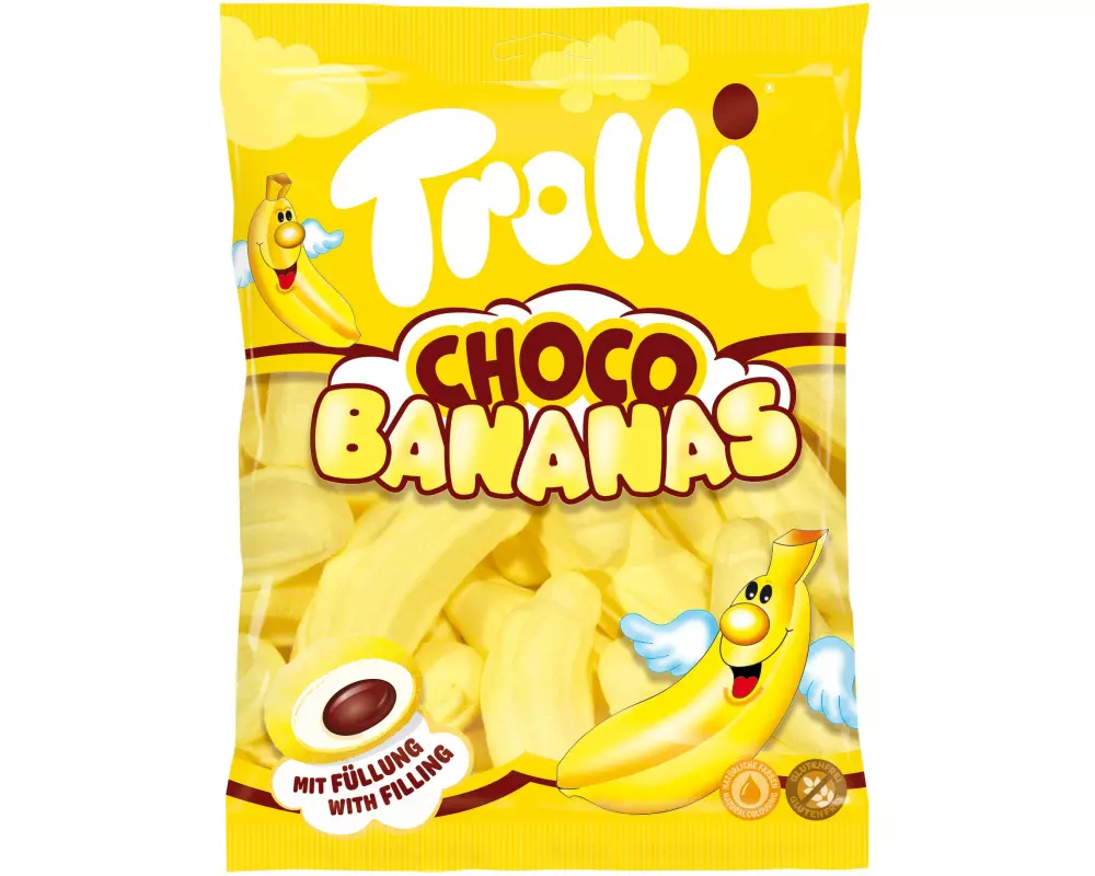 Trolli Süssigkeit Schoko Bananen 150 g