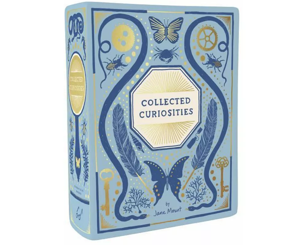 Bibliophile Ceramic Vase: Collected Curiosities illustrated by Jane Mount