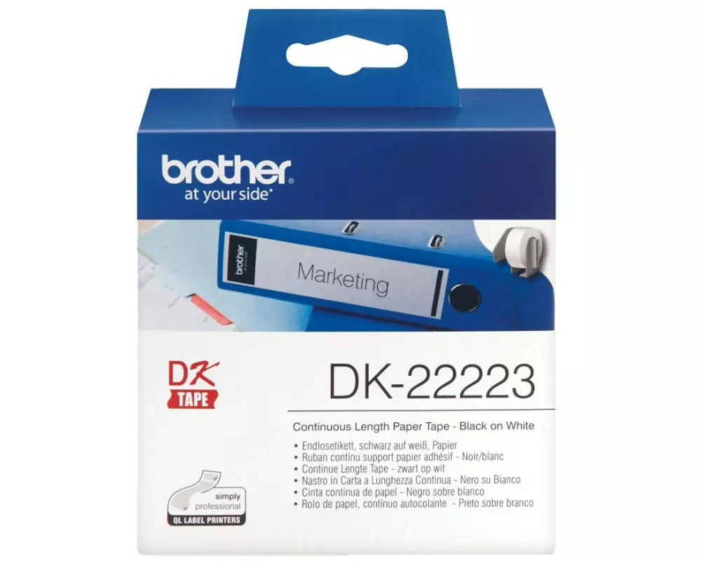Brother Etikettenrolle DK-22223 Thermo Direct 50 mm x 30 m