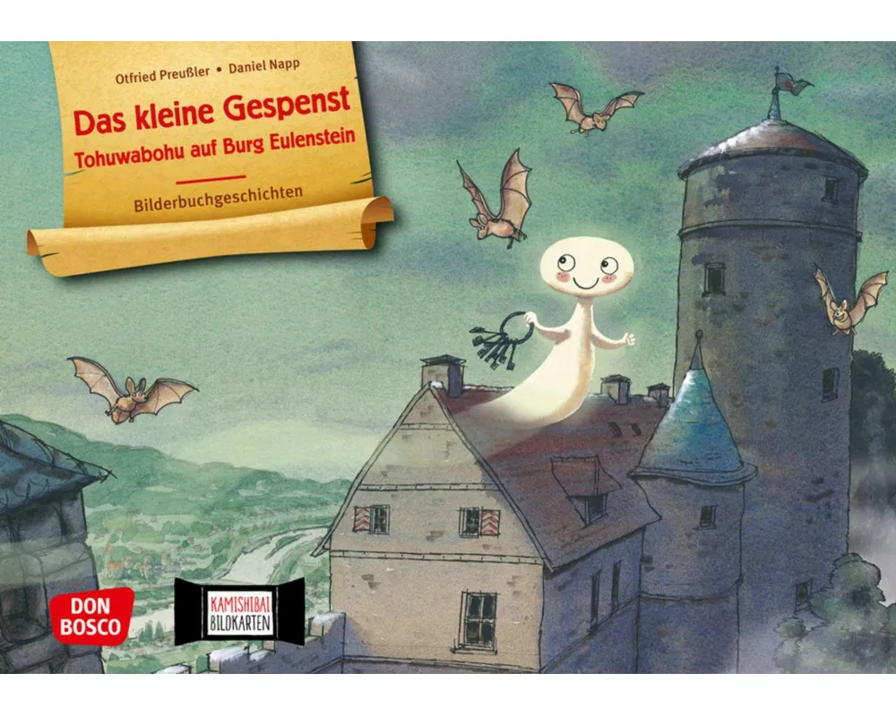 Das kleine Gespenst. Tohuwabohu auf Burg Eulenstein. Kamishibai Bildkartenset