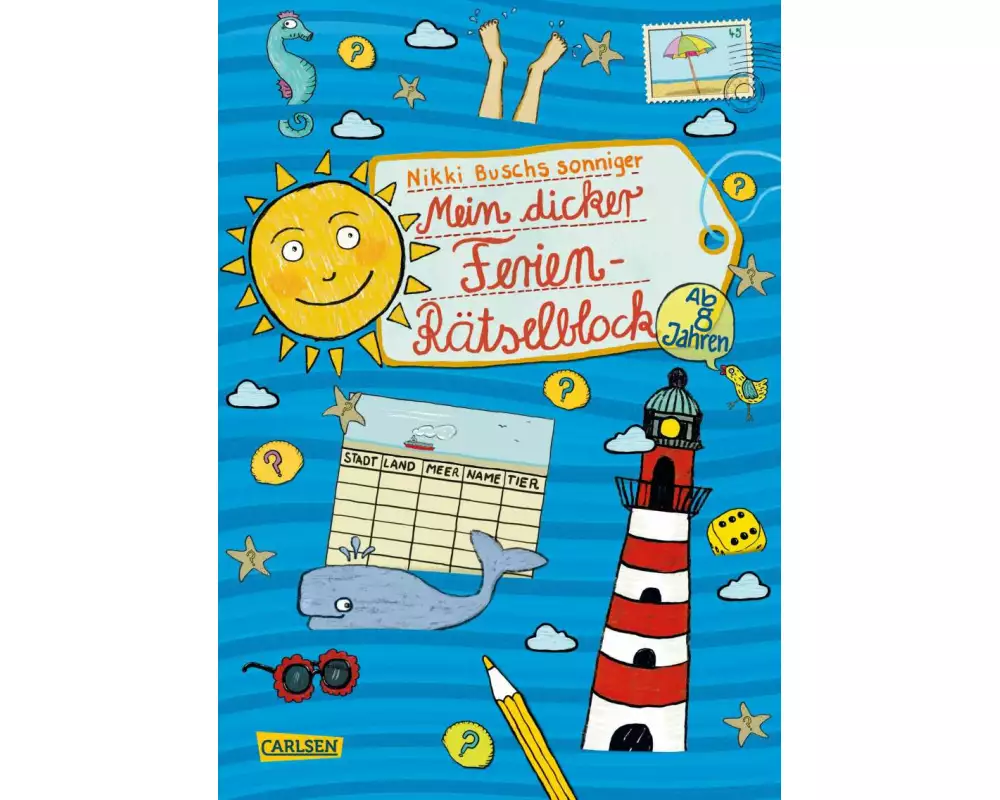 Rätselspaß Grundschule: Mein dicker Ferien-Rätselblock