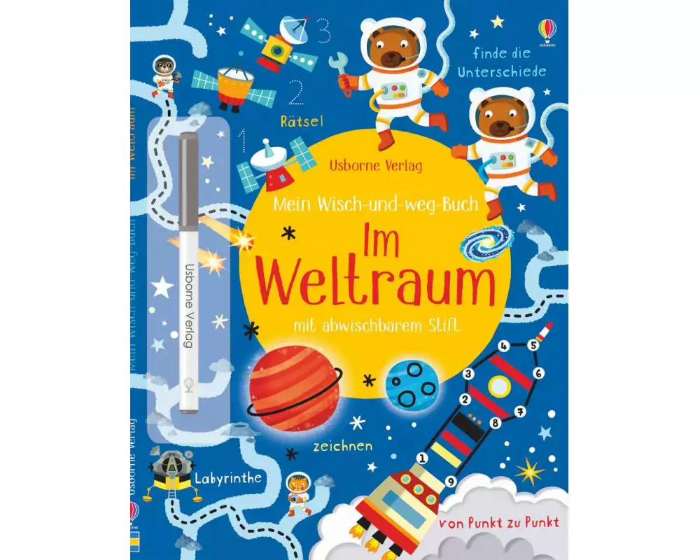 Mein Wisch-und-weg-Buch: Im Weltraum