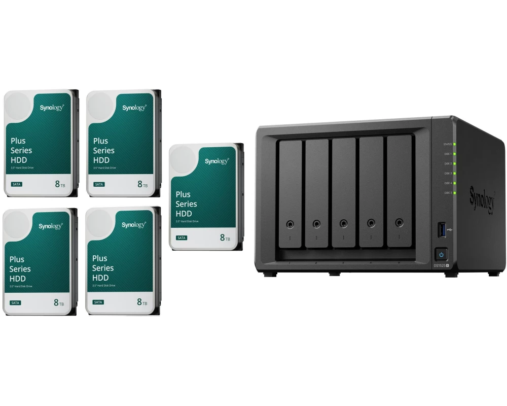 Synology NAS DiskStation DS1525+ 5-bay