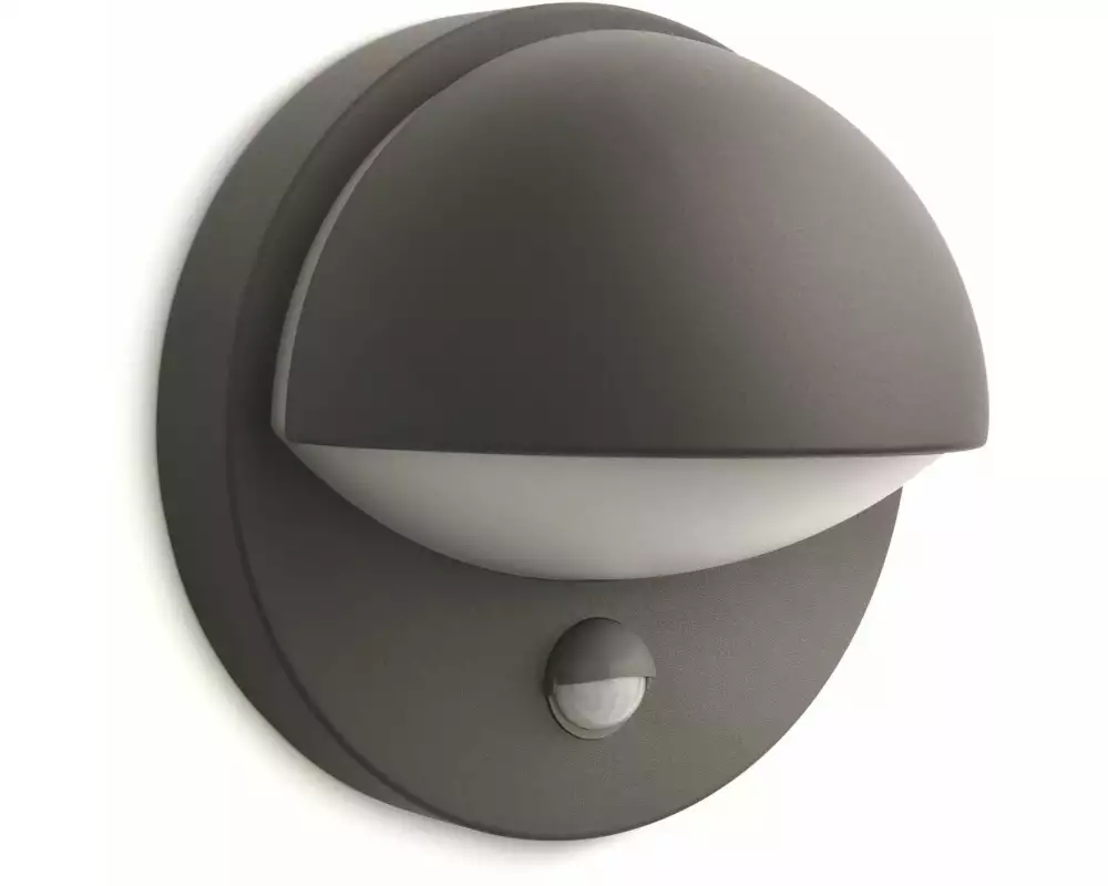 Philips Wandleuchte June E27, 60 W, Anthrazit, BWM