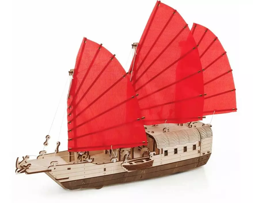 Eco-Wood-Art Bausatz Asiatisches Schiff Djong